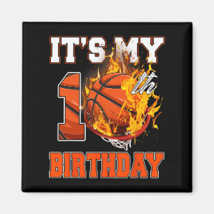 Imán Divertido es mi décimo cumpleaños, básquetbol de 1