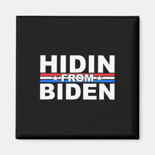 Imán Divertido escondiéndose de Biden - Anti Joe - Trum