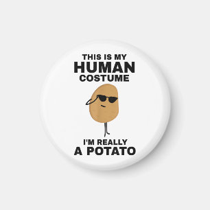 Imán Divertido Este es mi disfraz de Humano Soy realmen