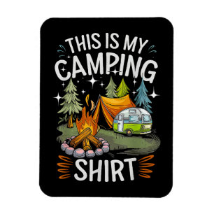 Imán Divertido Esto Es Mi Campamento Para Campista