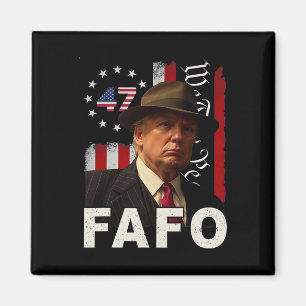 Imán Divertido Fafo Trump Fafo Americano Usa Para Hombr