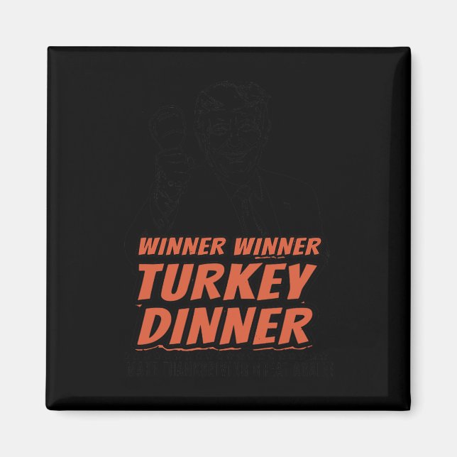 Imán Divertido ganador de Trump cena en Turquía Día de  (Frente)