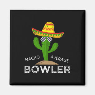 Imán Divertido gracioso humor sobre el Chiste Bowler