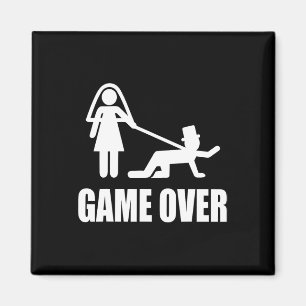 Imán Divertido juego por casamiento sobre el equipo de