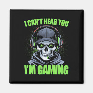 Imán Divertido juego que no te oigo estoy jugando a gam