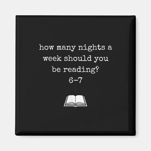 Imán Divertido Libro de Memes 67 Amante de los Libros y (Frente)