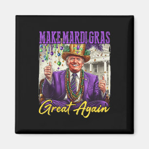Imán Divertido Mardi Gras Donald Trump Mardi Gras Ameri
