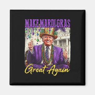 Imán Divertido Mardi Gras Donald Trump Mardi Gras Ameri