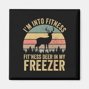 Imán Divertido, me apasiona el fitness Ciervo en mi con