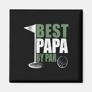 Imán Divertido Mejor Papá Por Par Día del Padre Golf Pa