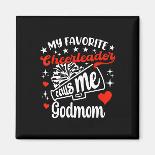 Imán Divertido Mi animadora favorita me llama Godmom Ch