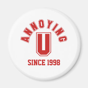 Imán Divertido Molestando Imán, Rojo