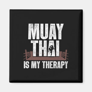 Imán Divertido Muay Thai Design Para Hombres Las Mujere