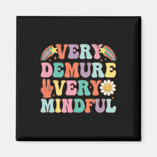 Imán Divertido Muy Demuesto Muy Mental Tendencia Demure