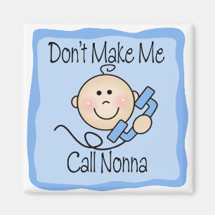 Imán Divertido no me haga la llamada Nonna