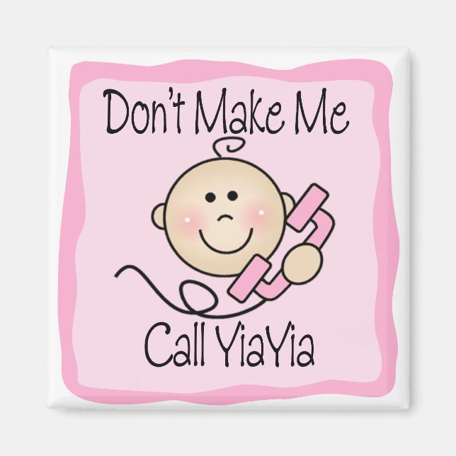 Imán Divertido, no me hagas llamar a YiaYia (Frente)
