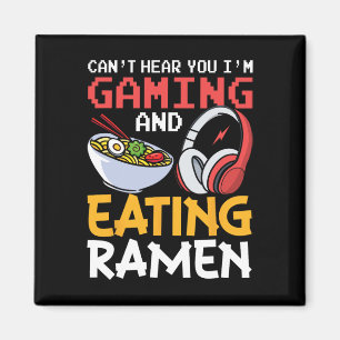 Imán Divertido No puedo escucharte Estoy jugando y comi