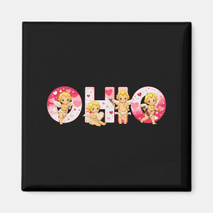 Imán Divertido Ohio Cud Partido del Medio Oeste O-h-i-o