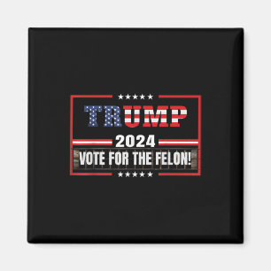 Imán Divertido partidario de Donald Trump 2024 Vota Por