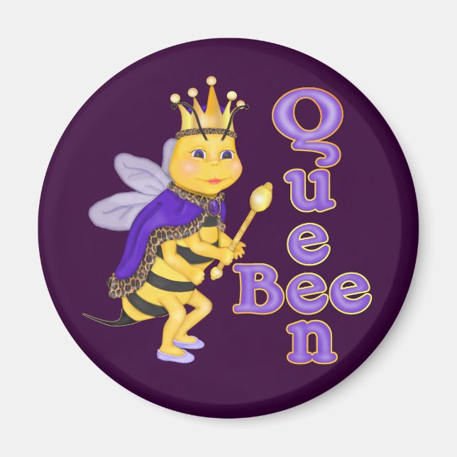 Imán Divertido Queen Bee (Frente)