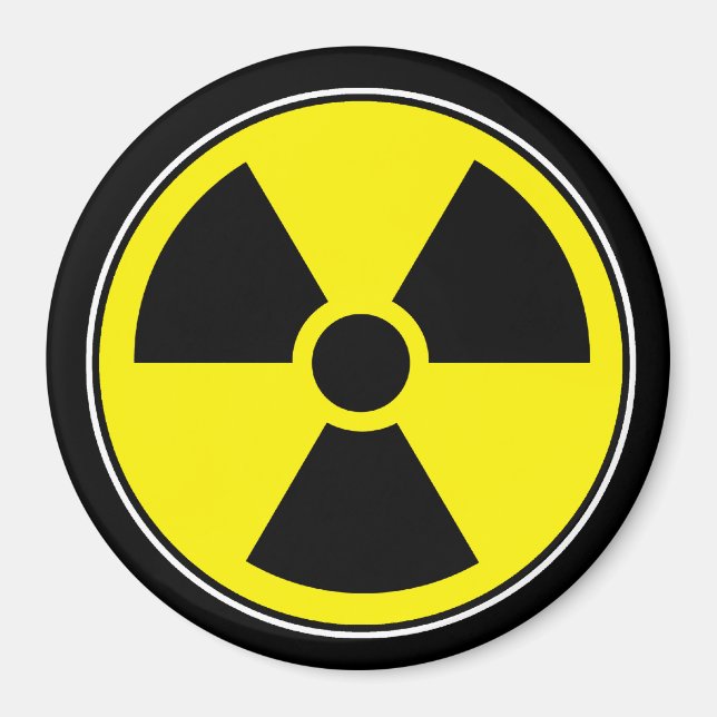 Imán Divertido Radioactivo Humor (Frente)