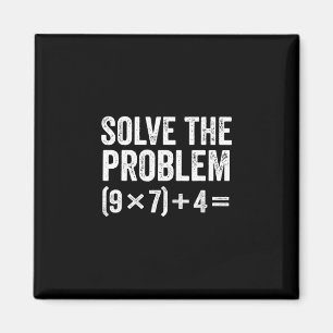 Imán Divertido Resuelve El Problema 67 Meme Seis Siete 