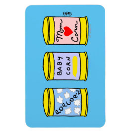 Imán Divertido retrato familiar de Personalizado de col