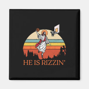 Imán Divertido Retro Está Jugando Rizzin Christian East