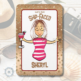 Imán Divertido Rótulo de Personalizado de cruceros para