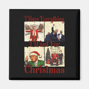 Imán Divertido Santa Trump Tengo Todo Lo Que Quiero Par