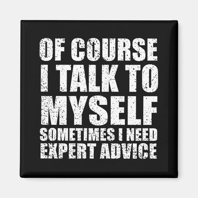 Imán Divertido sarcasmo cita sarcasmo de humor (Frente)