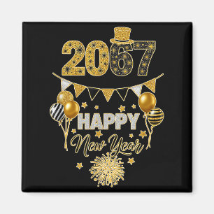 Imán Divertido Seis Siete 67 Meme Feliz Año Nuevo 