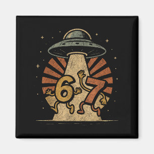 Imán Divertido Seis Siete 67 Meme Meme de Internet Ufo 
