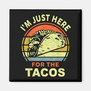 Imán Divertido Solo Aquí Por Tacos Cinco De Mayo Mexica
