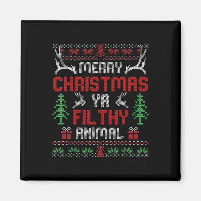 Imán Divertido solo en el cine en casa Feliz Navidad Fi (Frente)