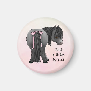 Imán Divertido "Sólo un poco atrás" Pony Butt