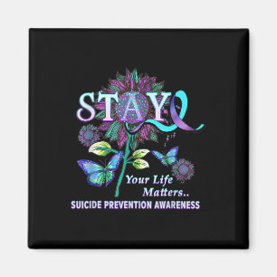 Imán Divertido Suicidio Prevención Conciencia Permanece
