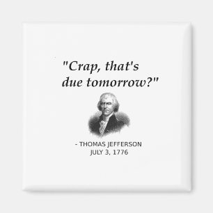 Imán Divertido Thomas Jefferson Profesor de Historia de
