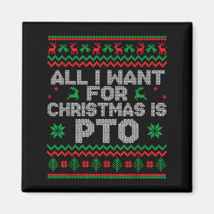 Imán Divertido Todo lo que Quiero para Navidad es Pto J