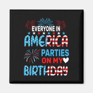 Imán Divertido Todos En Estados Unidos Fiestas En Mi Cu