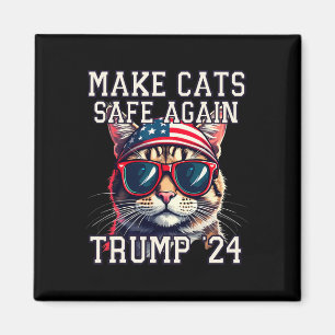 Imán Divertido Trump 24 Presidente Dete Meme Hacer Gato