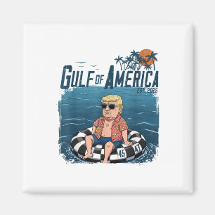 Imán Divertido Trump Camisas Golfo De Estados Unidos Es
