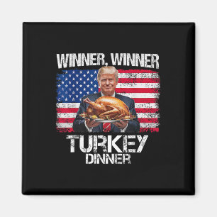 Imán Divertido Trump Ganador Ganador Cena de Pavo Día d
