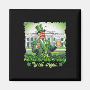Imán Divertido Trump Haz que el Día de San Patricio sea