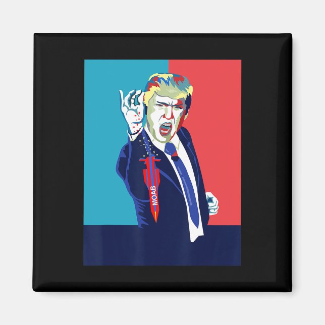 Imán Divertido Trump Moab  (Frente)