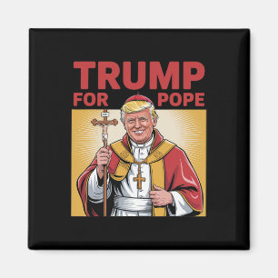 Imán Divertido Trump Para Papa Gear Católico Vaticano R