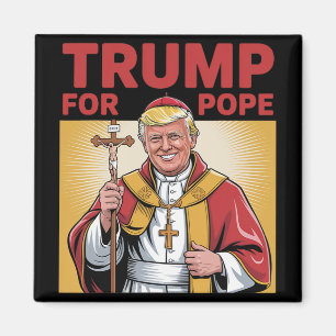 Imán Divertido Trump por la república católica del Vati