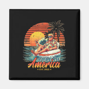 Imán Divertido Trump Shirt Golfo De Estados Unidos 2025