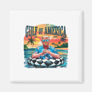 Imán Divertido Trump Shirt Golfo De Estados Unidos Este