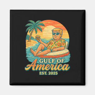 Imán Divertido Trump Shirt Golfo De Estados Unidos Este